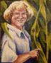 �Happy in the Corn�  2006. 18� x 24� Acrylic on canvas. Collection of Virginia Conley. 